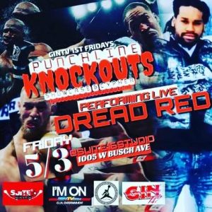 May 5th 2019 Dread Red Live - Punchlines Knockouts @ Suite 15 Studio 